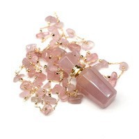 Exquisite Natural Stone Semi Precious Stone Perfume Bottle - CRYSTALOIL