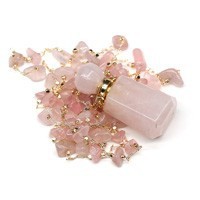 Exquisite Natural Stone Semi Precious Stone Perfume Bottle - CRYSTALOIL